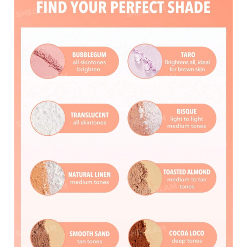 SHEGLAM - Setting Powder for Face and Contour Insta-Ready - Translucent
