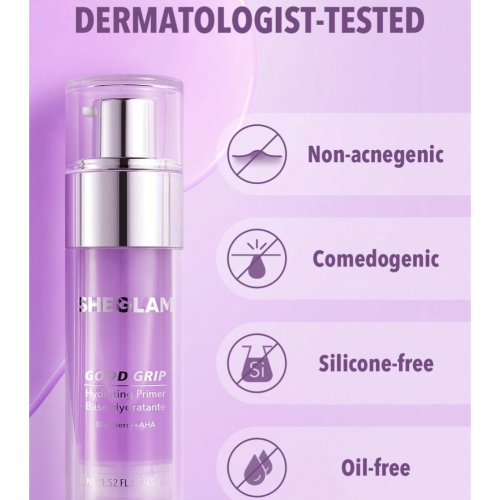 SHEGLAM - Hydrating Primer Good Grip Blueberry + AHA