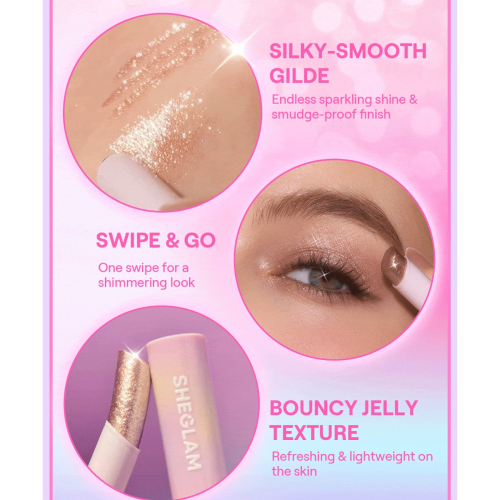 SHEGLAM - Eyeshadow Crystal Jelly Glaze Stick - Golden Girl