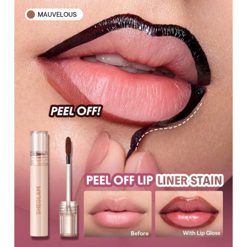 SHEGLAM - Lip tint Peel-off Fall In Line - Mauvelous