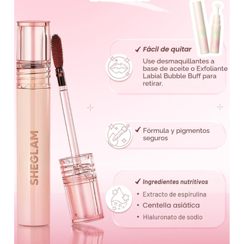 SHEGLAM - Lip tint Peel-off Fall In Line - Mauvelous