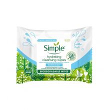 Simple - Moisturizing cleansing wipes Water Boost