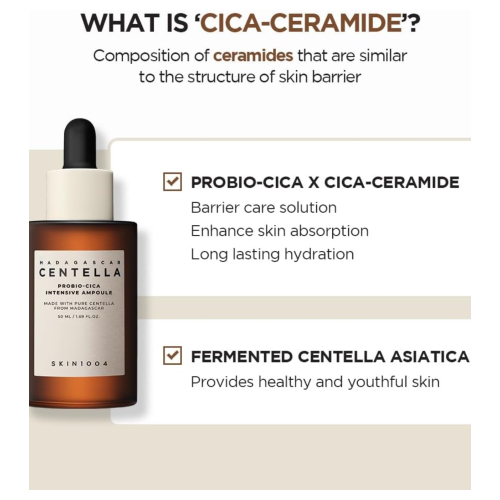 SKIN1004. - *Probio-CICA* - Intensive ampoule with Centella Asiatica from Madagascar