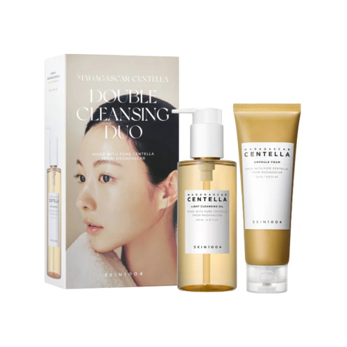 SKIN1004 - Set Double Cleansing Duo - Cleansing oil + Ampoule Foam