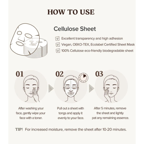 Skinfood - Daily Face Mask Acorn Pore Peptide - 30 uds