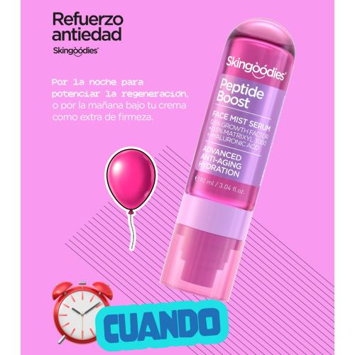 Skingoodies - Anti-aging facial mist serum - Peptide Boost