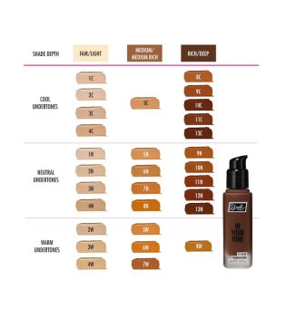 Sleek MakeUP - Foundation In Your Tone 24 Hour - 5C