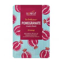 Soleaf - So Delicious Firming face mask - Pomegranate
