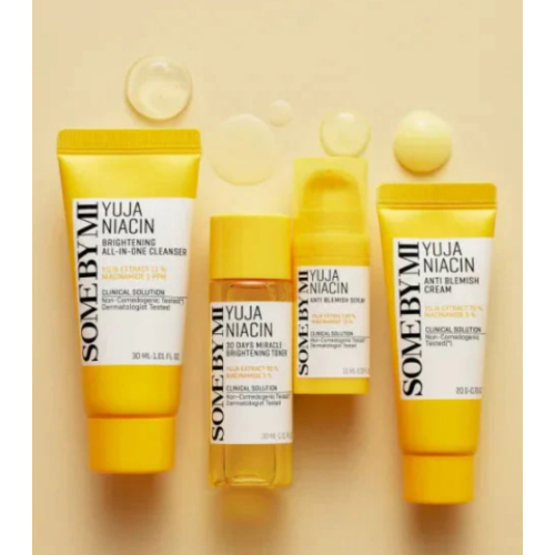 Some by mi - Facial Routine Kit Yuja Niacinamide - Tamaño viaje