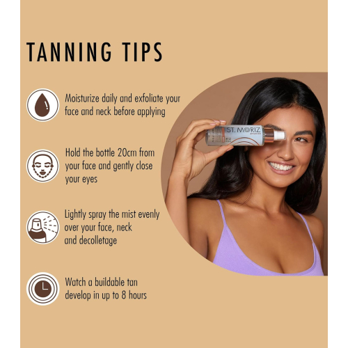 St. Moriz - Facial Gradual Self-Tanning Mist - Medium