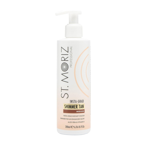 St. Moriz - Instant Self Tanning Lotion with Shimmer - Medium