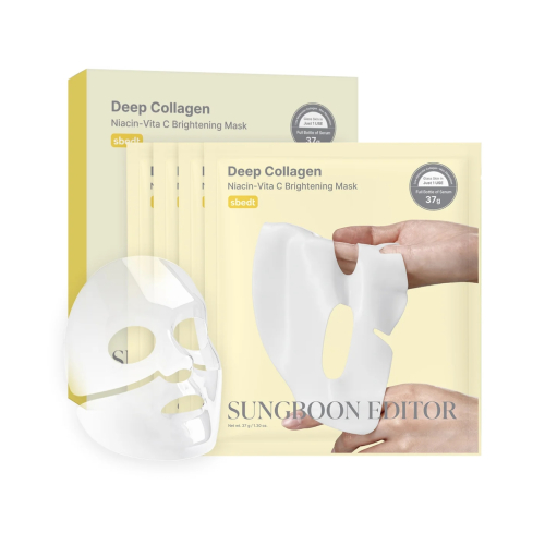Sungboon Editor - Pack of 4 facial masks - Deep Collagen Niacin Vita C