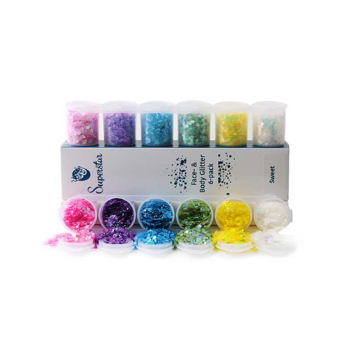 Superstar - Glitter for face and body Chunky Mix - Sweet