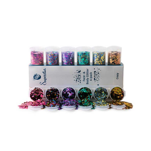 Superstar - Glitter for face and body Chunky Mix - Crazy