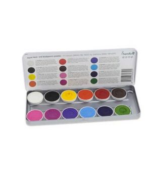 Superstar - Palette of 12 Aquacolors for face and body by Svetlana Keller