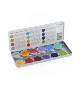 Superstar - Palette of 12 Aquacolors for face and body by Syl Verberk