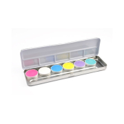 Superstar - Palette of 6 pastel Aquacolors for face and body