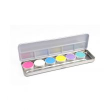 Superstar - Palette of 6 pastel Aquacolors for face and body