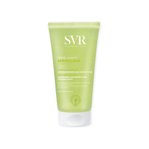 SVR - *Sebiaclear* - Anti-dryness and anti-blemish cleansing cream 55ml - Dehydrated oily skin