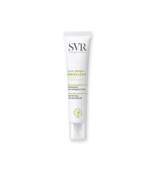SVR - *Sebiaclear* - Mattifying and anti-blemish facial sun cream SPF50+ - Sensitive, combination to oily, acne-prone skin