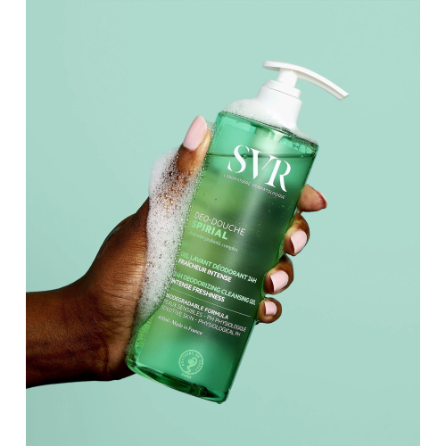 SVR - *Spirial* - Cleansing and deodorant shower gel 2 in 1 intense freshness - 400ml