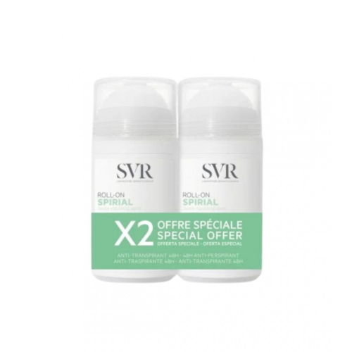 SVR - *Spirial* - Pack 2 intense antiperspirant roll-on deodorants