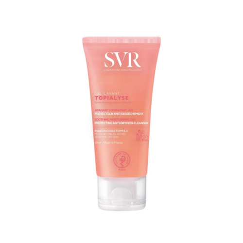 SVR - *Topialyse* - Moisturizing anti-dryness protective cleansing gel for face, body 55ml - Dry and sensitive skin