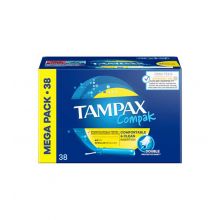 Tampax - Compak Regular Tampons - 38 Count
