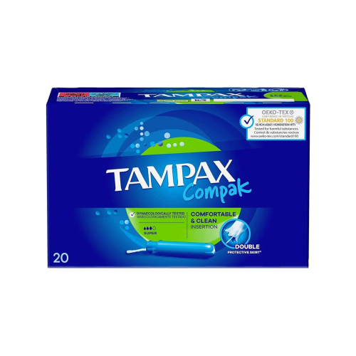 Tampax - Super Compak Tampons - 20 units