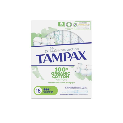 Tampax - Super tampons Cotton Protection - 16 units
