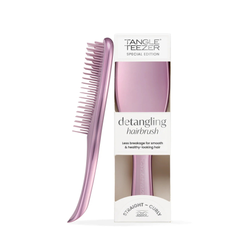 Tangle Teezer - Detangling Brush with Handle The Ultimate Detangler Chrome - Mauve Copper