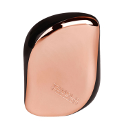 Compact Tangle Teezer - Detangling Brush - Black Rose Gold