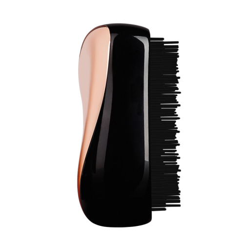 Compact Tangle Teezer - Detangling Brush - Black Rose Gold