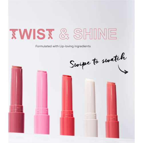 Technic Cosmetics - Tinted Solid Lip Oil Twist & Shine - Strawberry Kiss