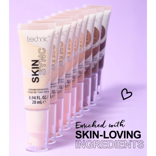 Technic Cosmetics - Makeup base Skin Sync - Golden