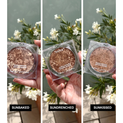 Technic Cosmetics - *Sundrenched* - Powder Bronzer Sundrenched Marble - Sunkissed