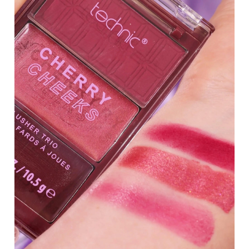 Technic Cosmetics - *Cherry Chocolate* - Blush palette Cherry Cheeks