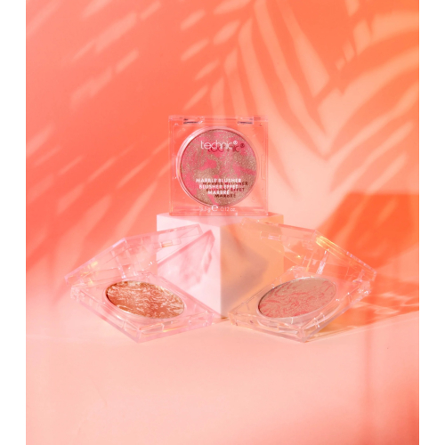 Technic Cosmetics - *Sundrenched* - Powder Blush Marble - Sunset