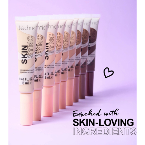Technic Cosmetics - Serum-textured concealer Skin Sync - Chestnut
