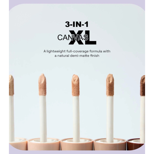 Technic Cosmetics - Liquid Concealer 3-IN-1 Canvas XL - Chestnut