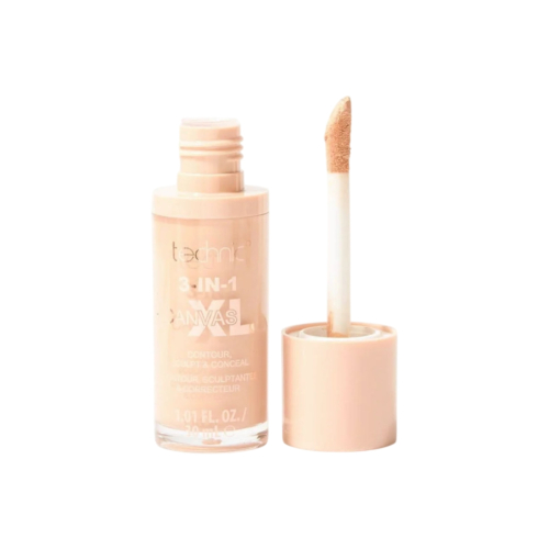 Technic Cosmetics - Liquid Concealer 3-IN-1 Canvas XL - Ivory