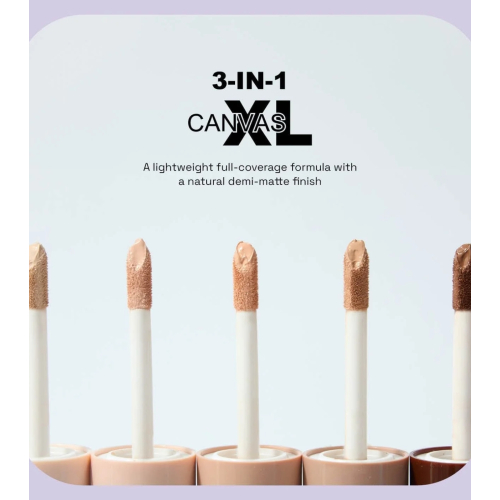 Technic Cosmetics - Liquid Concealer 3-IN-1 Canvas XL - Porcelain