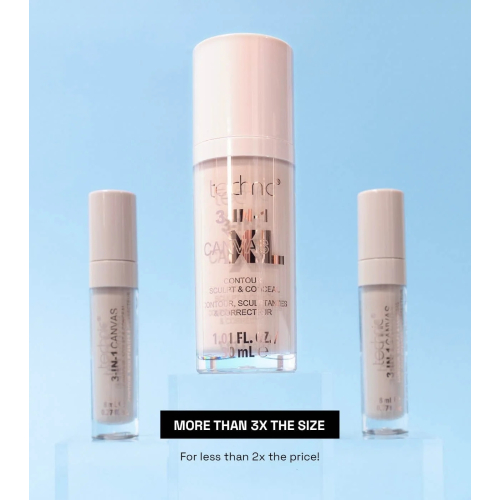 Technic Cosmetics - Liquid Concealer 3-IN-1 Canvas XL - Porcelain