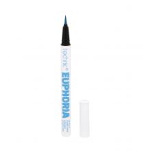 Technic Cosmetics - Metallic Liquid Eyeliner Euphoria - Blue