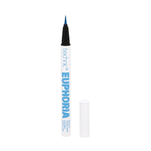 Technic Cosmetics - Metallic Liquid Eyeliner Euphoria - Blue