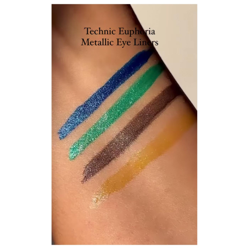 Technic Cosmetics - Metallic Liquid Eyeliner Euphoria - Green