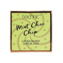 Technic Cosmetics - Lip balm and scrub duo - Mint Choc Chip