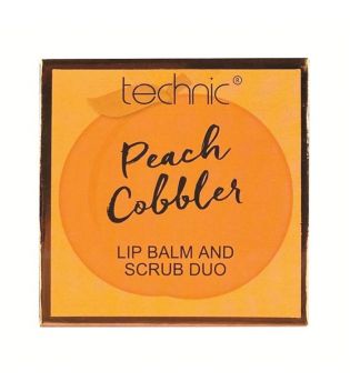 Technic Cosmetics - Lip balm and scrub duo - Peach Cobbler