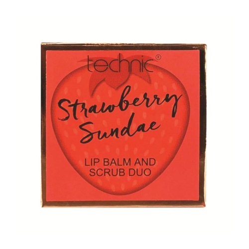 Technic Cosmetics - Lip balm and scrub duo - Strawberry Sundae