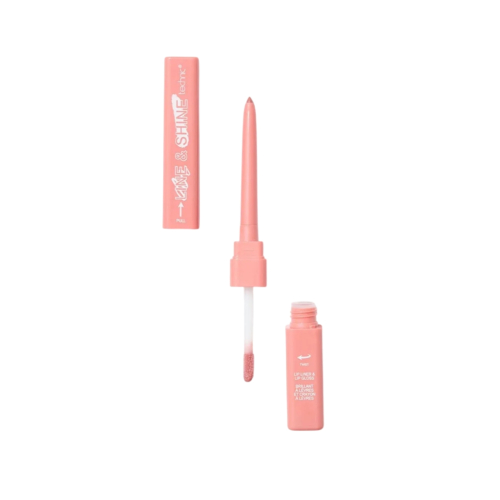 Technic Cosmetics - Lip Liner and Lip Gloss Duo Line & Shine - Wedding Wish